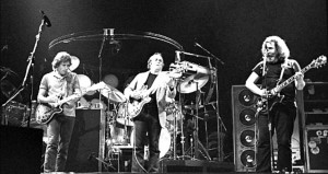 Jerry Garcia Bob Weir and Stephen Stills, April 16, 1983, Brendan Byrne Arena, East Rutherford, New Jersey