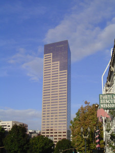 Bancorp Tower, a symbol of successful entrepreneurship in Portland (Source: Wikimedia Commons)