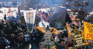 The Battle In Seattle (image from Indybay)