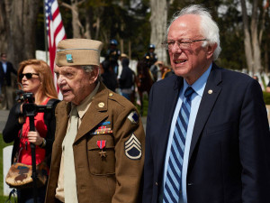 Bernie Sanders at the 2016 Memorial Day ceremony - Presidio of San Francisco