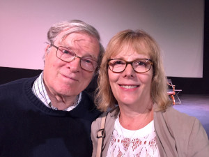 D.A. Pennebaker and Chris Hegedus at the Hollywood Theatre Direct Cinema documentarians D.A. Pennebaker and Chris Hegedus at the Hollywood Theatre in Portland on July 7, 2016