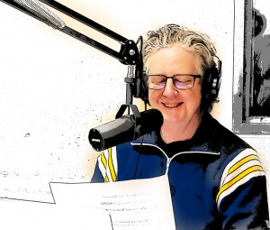 image of the host in studio