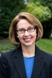 Ellen Rosenblum in a blue blazer with turqoise shirt