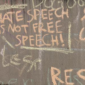 Hate Speech is not free speech
