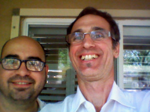 Trevor Arronson and Joe Meyer in St Petersburg Trevor Arronson and Joe Meyer in St Petersburg