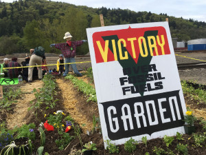 Victory Over Fossil Fuels Garden