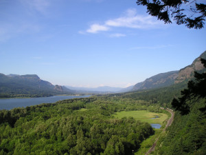 Columbia Gorge: New Project Centers Locals Columbia Gorge photographed from the Oregon side