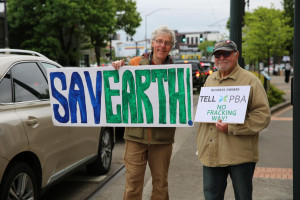 Climate activists protest Portland Business Alliance Climate activists protest Portland Business Alliance
