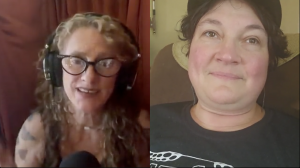 Craft and Cauldron two women on a video call