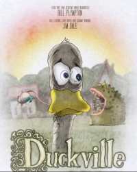 Words and Pictures previews Bill Plympton's animated film Duckville, and the opening of NWMOCA, the Northwest Museum of Cartoon Arts with Mike Rosen and Farel Dalrymple on KBOO Radio with S.W. Conser