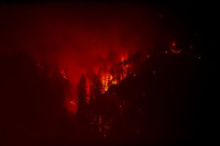 Eagle Creek Fire from Cascade Locks, OR
