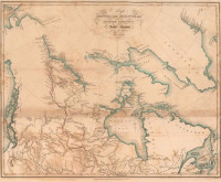Early map of arctic passages Early map of arctic passages