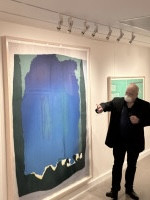 Bruce Guenther with Frankenthaler Freefall