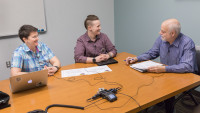 Photo of Beach Pace (left) and Shannon Walton-Clark( center) with Rob Solomon (right) Pic from : Inside Washington Co. with Rob Solomon