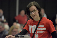 Cam Keely testifying at Kalama Methanol SEIS hearing Cam Keely testifying at Kalama Methanol SEIS hearing