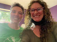 Lauren Gross and Lisa Loving two women smiling