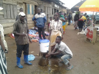 A clean-water station in North Kivu (photo credit: Mercy Corps)