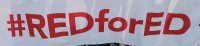 banner: Red for Ed