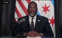 Chicago Mayor Brandon Johnson